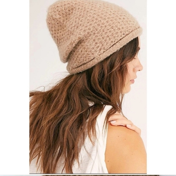?Free People Dreamland Knit Beanie (Beige)One Size main image 7